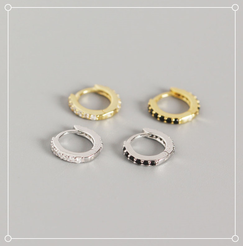 Geometric Fashion Gem Diamond Earrings Ear Studs display picture 1