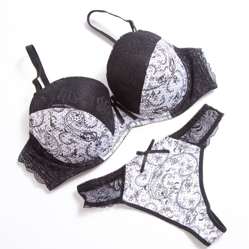 Sexy Bra Thong Set Lace Color Block Underwear Plus Size Underwear Set AliExpress Wish