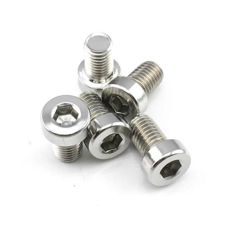 厂家供应不锈钢薄内六角头螺丝M2M3M4M5矮头螺栓m6m8矮杯头螺钉