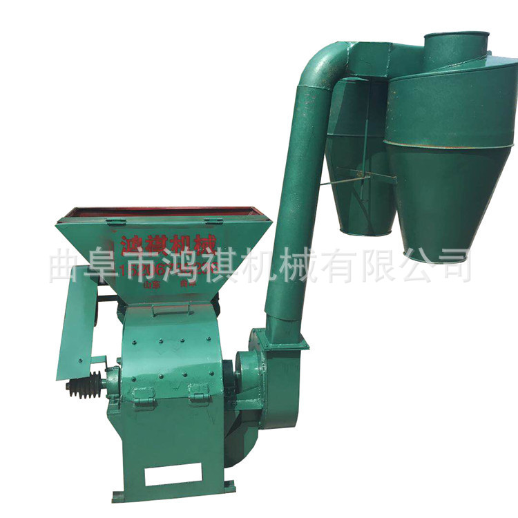 上思县锤片式粉碎机 鸿祺机械玉米秸秆沙克龙粉碎机花生秧粉碎机