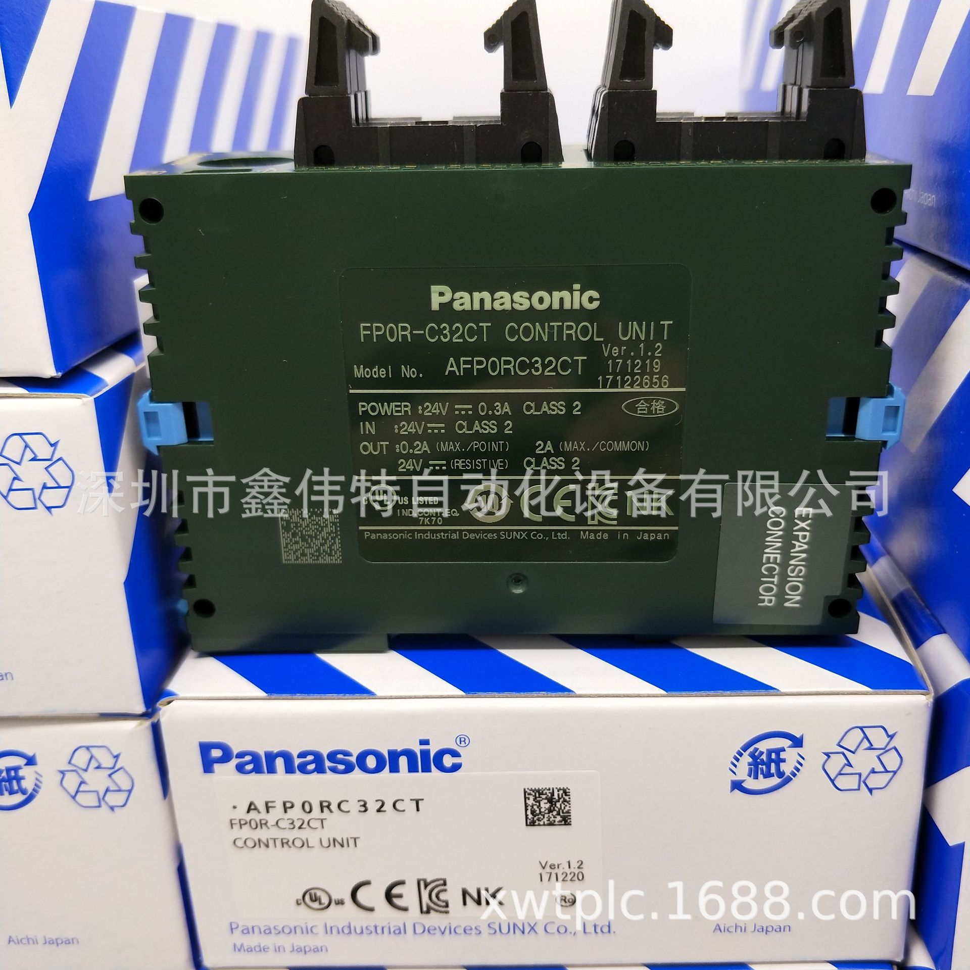 松下PLC AFP0RC32CT 内置4轴50KHz脉冲输出