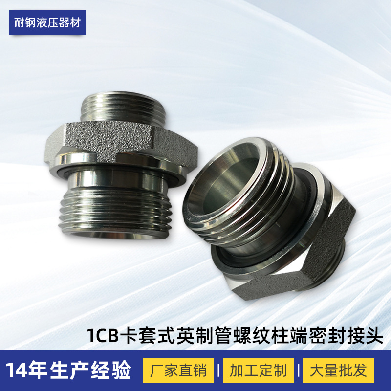 1CB卡套式英制管螺纹柱端密封接头