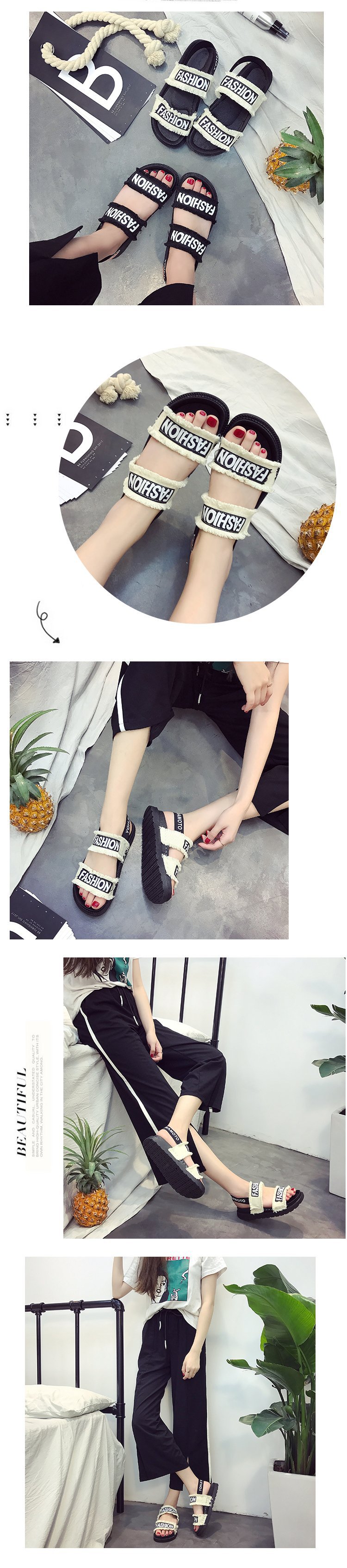 Chaussures été pour femme en Caoutchouc - Ref 3346521 Image 13