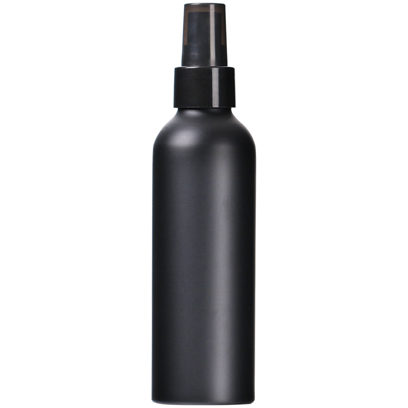 Botella de aluminio negro niebla fina botella de spray de alcohol sub-embalaje portátil viaje cosméticos agua prensa spray pequeña botella vacía image 6