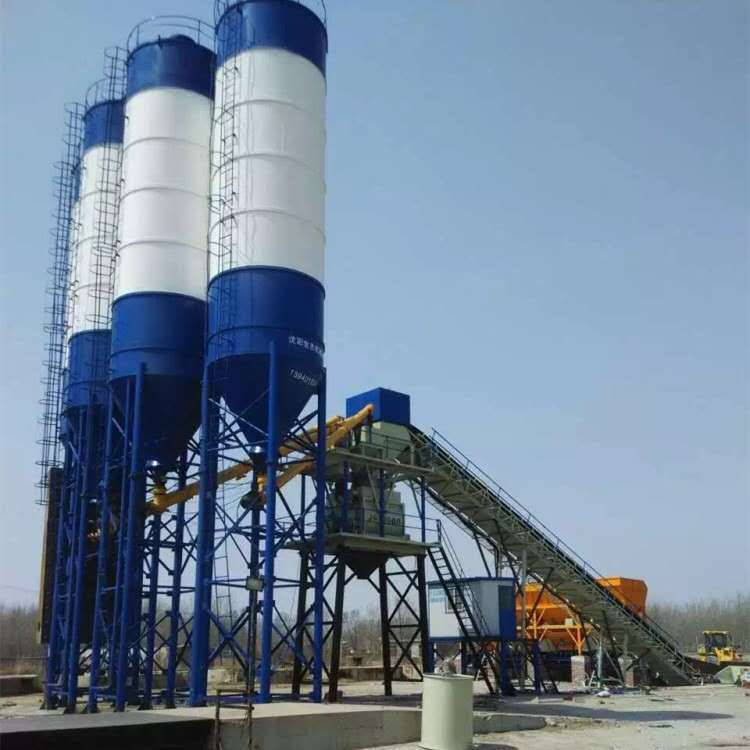 HZS180混凝土搅拌站  180型商砼站4