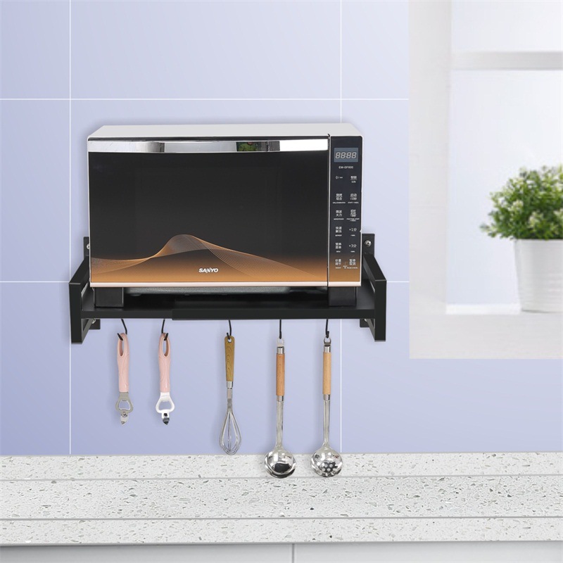 Manufactor Direct selling Stainless steel Microwave Oven Stands child Wall mounted oven Rice cooker Shelf Storage Bracket household
