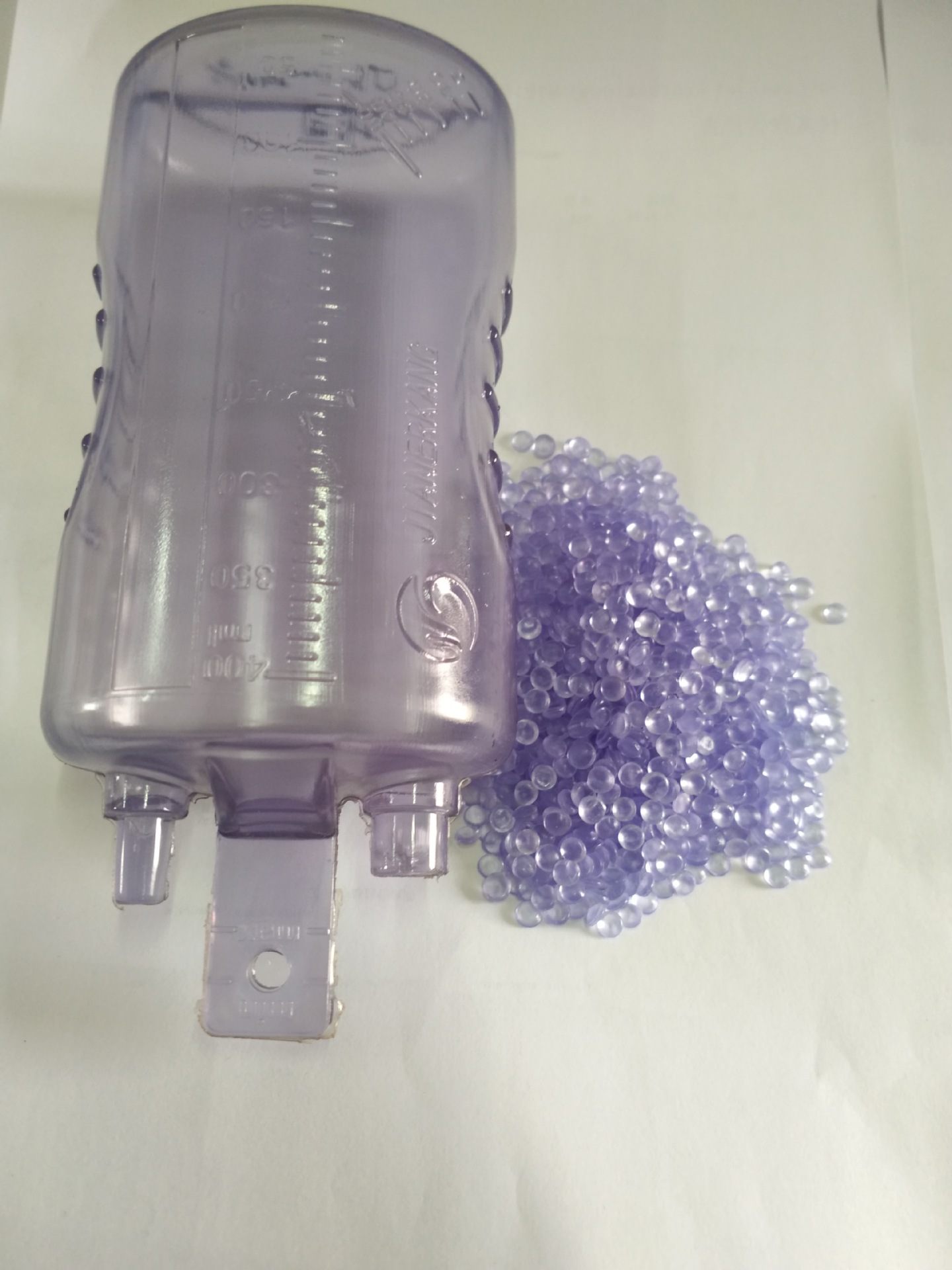 PVC医用负压引流医疗瓶塑胶料 吹塑PVC胶料     透明硬质PVC