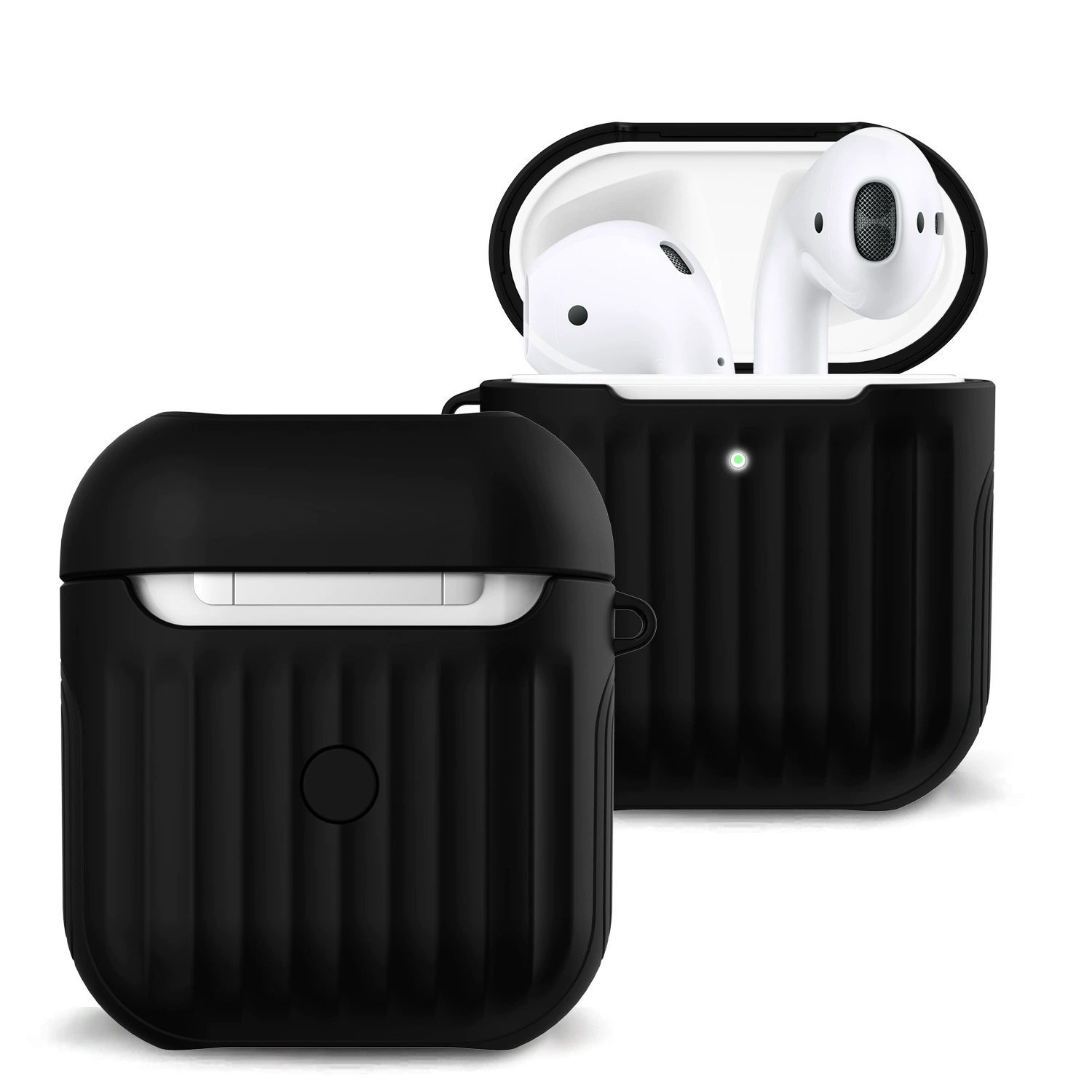 Подходит для нового чехла Apple AirPods2 для багажа TPU+PC двойной защиты от падений противоударный кожух