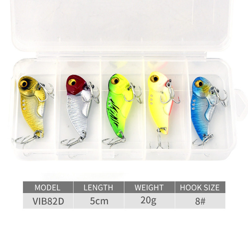 Sinking Metal Blade Baits VIB Baits Fresh Water Bass Swimbait Tackle Gear