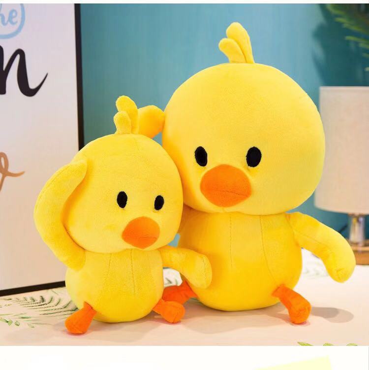 Columpio pato muñeca de peluche de juguete suave TikTok pequeño pato amarillo muñeca pequeño pato niños muñeca regalo al por mayor
