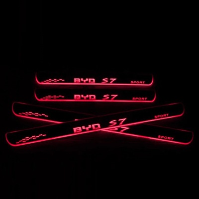 適用比亞迪e6/S2/F0/S7/S6汽車LED流光門檻迎賓燈踏板跑馬氛圍燈