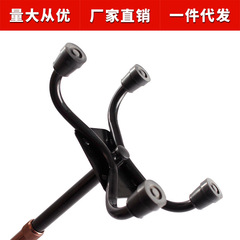 Bathmate Elderly Hand Cane Extendable Walking Stick Four-legged Anti-slip Elderly Walking Stick Four-cornered Cane Elderly Hand Cane 