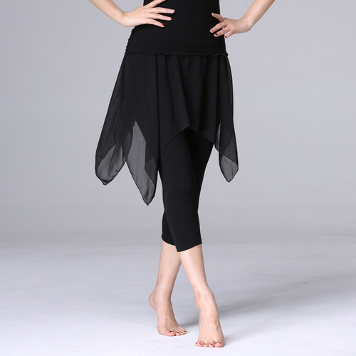 Modern dance practice clothes, pants, body shape, female adults, classical ethnic Chinese dance costumes, modal dance culottes