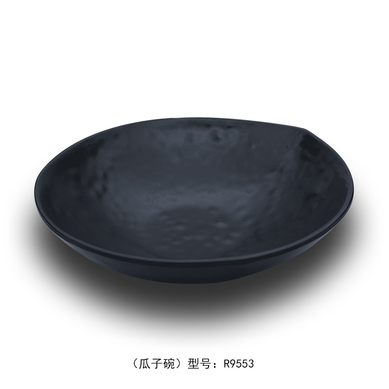 TaiYuan(泰源)/厂家销售/黑色磨砂仿瓷餐具/瓜子碗坚果零食小吃碗