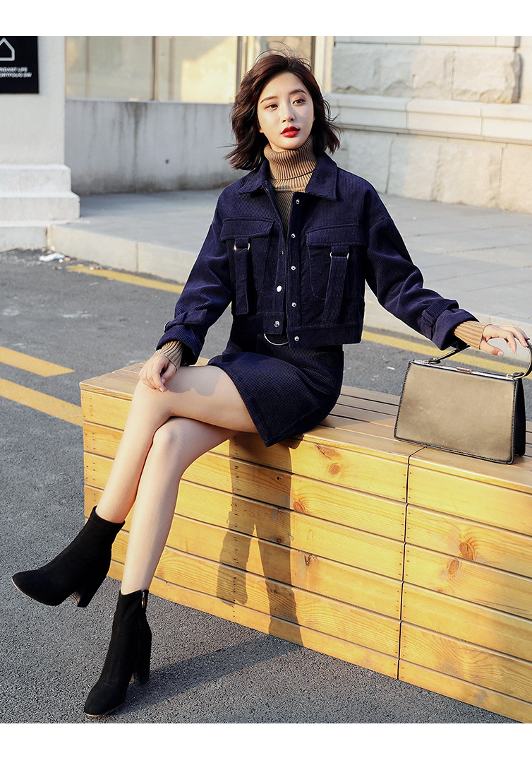 Costume femme en Velours côtelé - Ref 3334546 Image 14