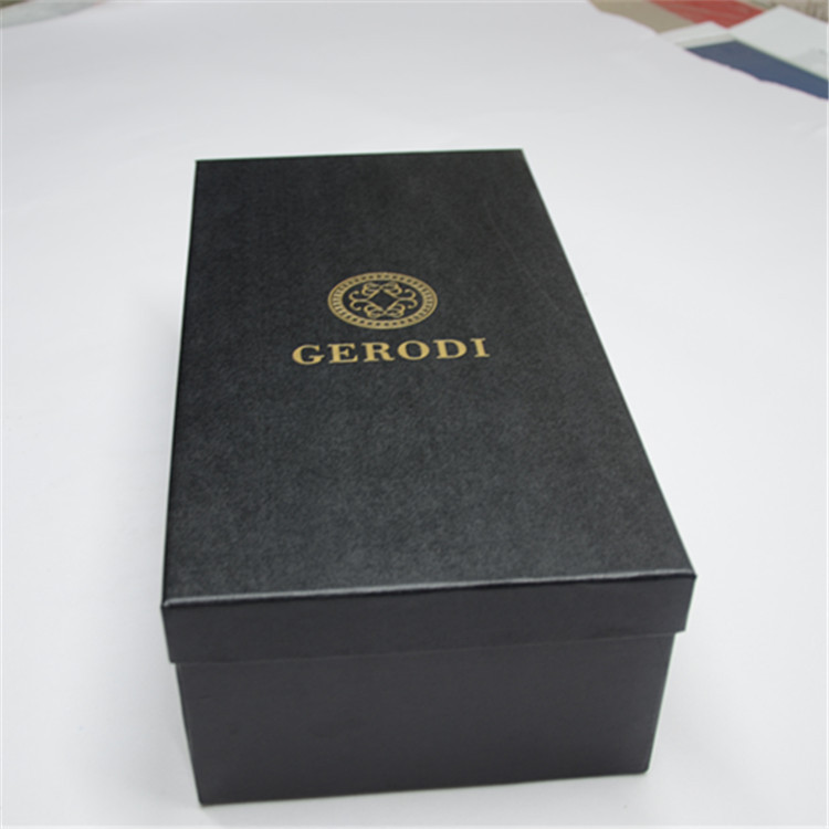 烫金黑色天地盒 电子产品包裝盒 白卡纸天地盖盒 礼品包装盒定做