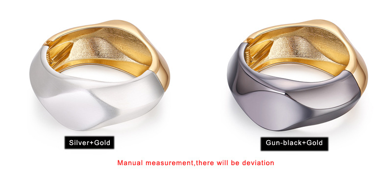 creative alloy open bracelet