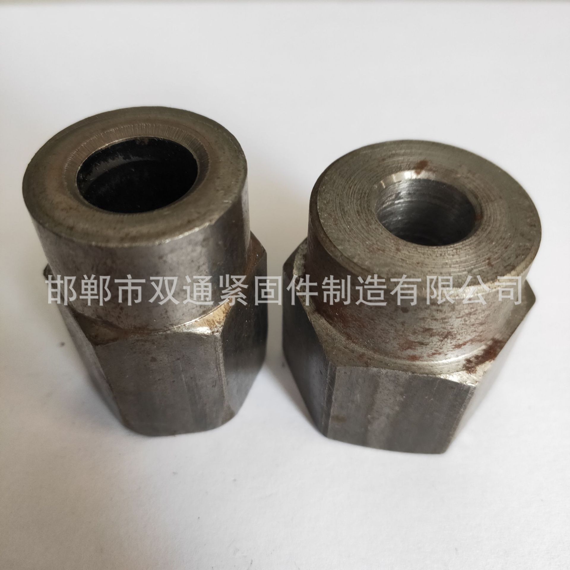 非标螺母源头工厂 多工位冷镦非标六角台阶螺母 变径六角套筒螺母