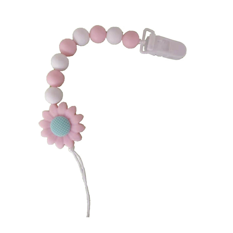 Children's silicone pacifier, beaded bracelet for training, toy, creative accessory