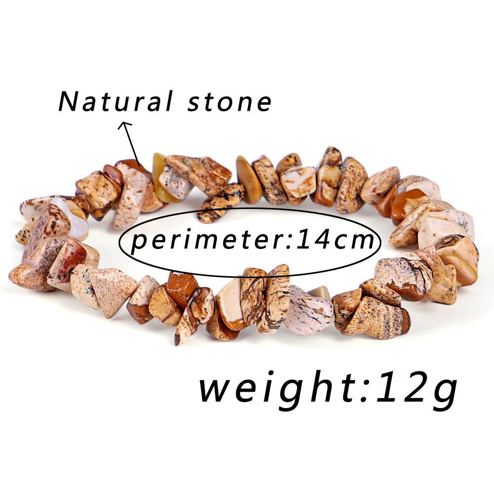 Ethnic Style Irregular Agate Beaded Womenu0027S Bracelets 1 Piece