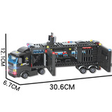 品兴 Lego, конструктор, игрушка, черный орел, дорожная полиция