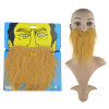 Dance party props fake bearded bearded bearded bearded beard chin and men's bearded Guan Gong Hu Luo Beard