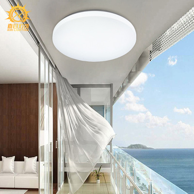 简约现代圆形LED吸顶灯18W客厅餐厅书房灯温馨家居场所房间灯饰