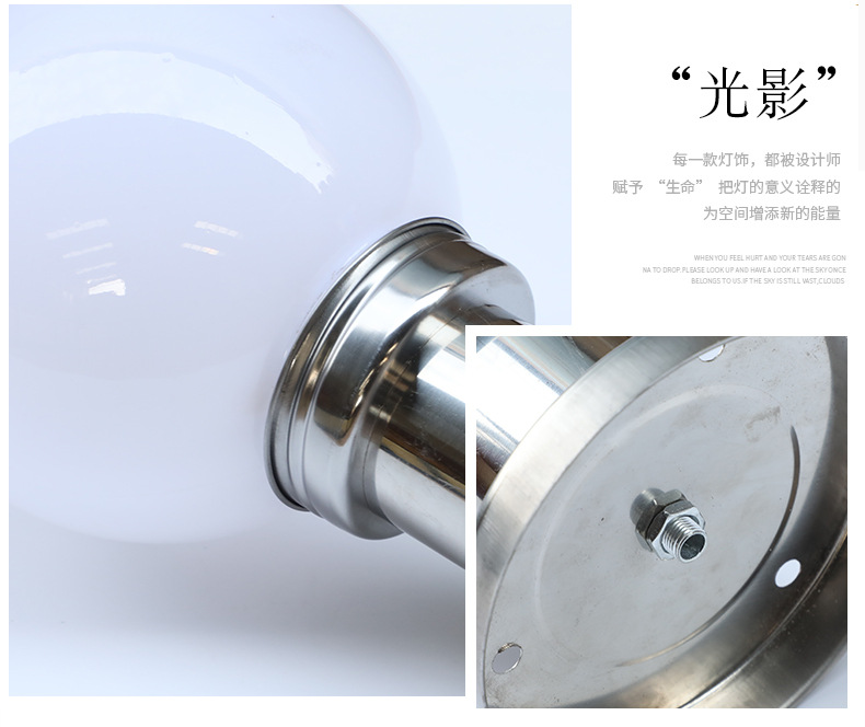 亚克力球形柱头灯户外防水LED门柱围墙灯家用小区公园圆形不碎球-阿里巴巴