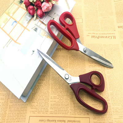 家用裁缝剪刀 8寸不锈钢民用办公家居剪直头锋利大小号剪