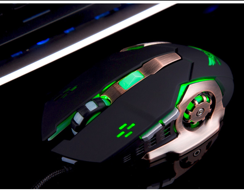Wrangler G11 gaming esports mechanical macro definition luminous wired mouse computer accessories_voghion.com