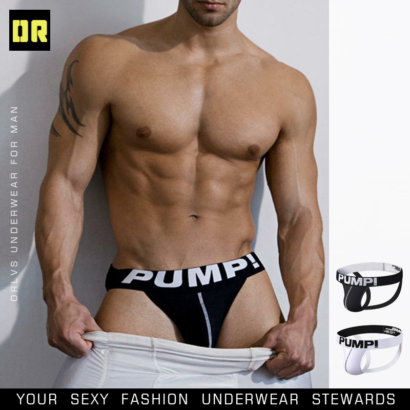 Pump! Aliushi goods source underwear men's cotton low waist breathable sexy men's thong H600