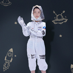 Astronaut costume Halloween children's space pilot cosplay space suit stage professional performance costume