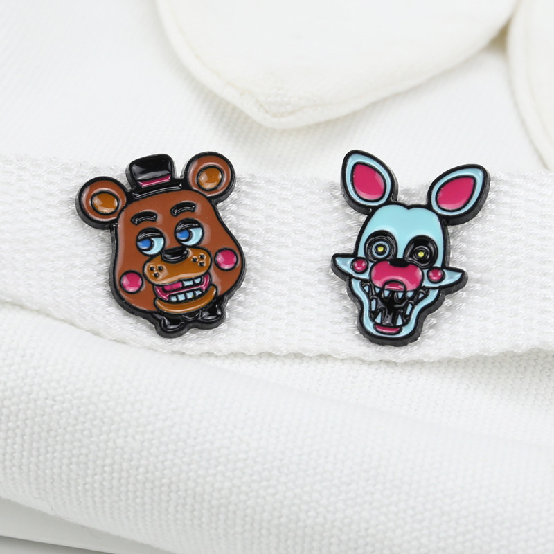 7g Weight Brooches Classification Holiday, Cocktail Party Occasion Alloy Material Animal, Cartoon Pattern Unisex Gender Enamel Design Hip-Hop, Funny Style Hip-Hop Funny Pin Animal Cartoon Alloy Enamel Unisex Brooches 15