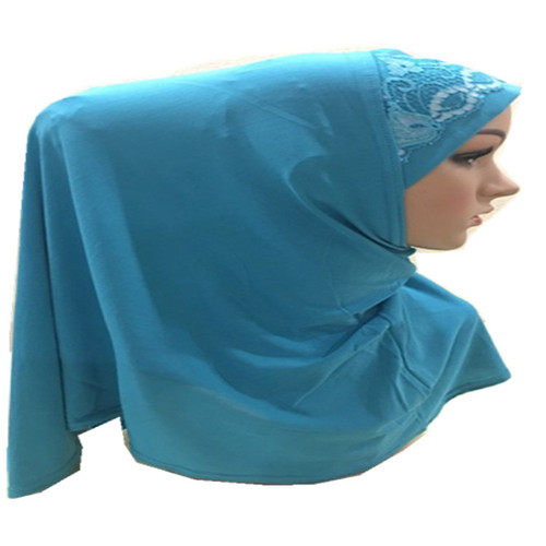 Factory direct selling hat headband lace crystal hemp hijab Arabic headscarf wholesale H020