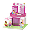 Family double-layer fuchsia constructor, toy, wholesale