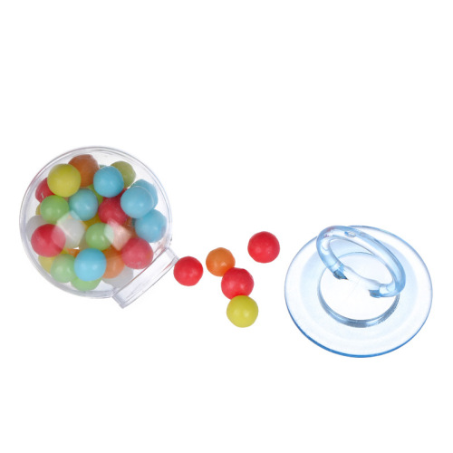 Wholesale food grade PS pacifier transparent plastic candy box baby one-month-old return gift creative wedding candy box
