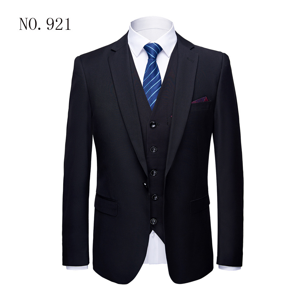 2019柏裳男士西服套装商务职业西装韩版修身结婚伴郎西服men suit