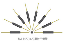 供应 SM-14A3.0*3.0*14塑封高品质干簧管 特价热销塑封干簧管