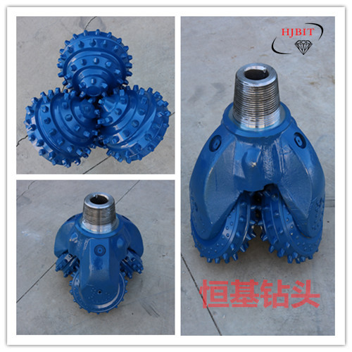石油打井用钻头，硬鹅卵石，砂岩用镶齿三牙轮钻头