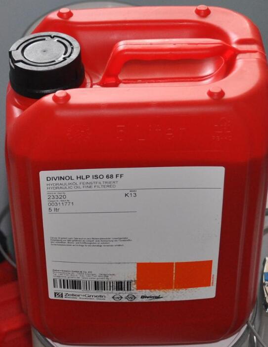 德国 Divinol HLP ISO 10 22 32 46 68 100 FF/MWB ZF 液压油 5L