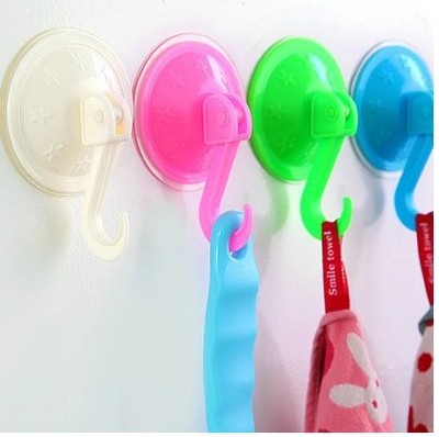 Large 7.5cm Sucker hook Wall Strength Plastic Seamless hook originality vacuum Hook wholesale