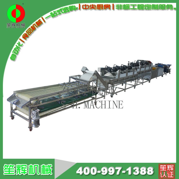 笙辉销售 蔬菜分级挑选生产线水果挑选机果蔬加工设备 ODM