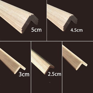 Fraxinus mandshurica pure solid wood corner protector new Chinese style corner protector painting corner protector carving corner protector log Corner Corner Corner Line trim