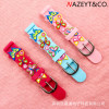 Children's watch strap PVC, soft dinosaur with butterfly, rainbow cartoon transport, changeable travel card case, wholesale, 3D, 14mm