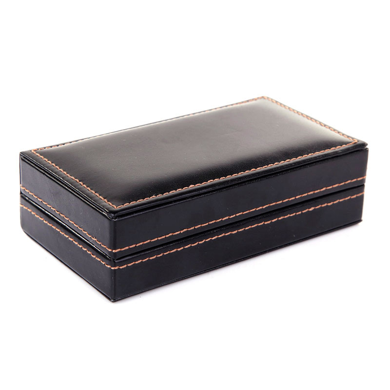 英博 四对装礼盒袖扣盒袖钉盒首饰珠宝盒男士法式扣cufflinks/b04