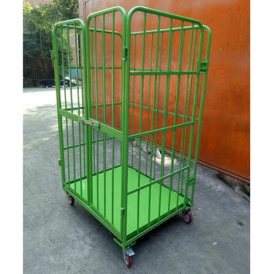 厂家直销专业供应物流台车仓储笼仓库专用带刹车轮运货车防溜载货