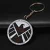 The Avengers, keychain suitable for men and women, cartoon pendant, Captain America, Iron Man, Birthday gift, wholesale