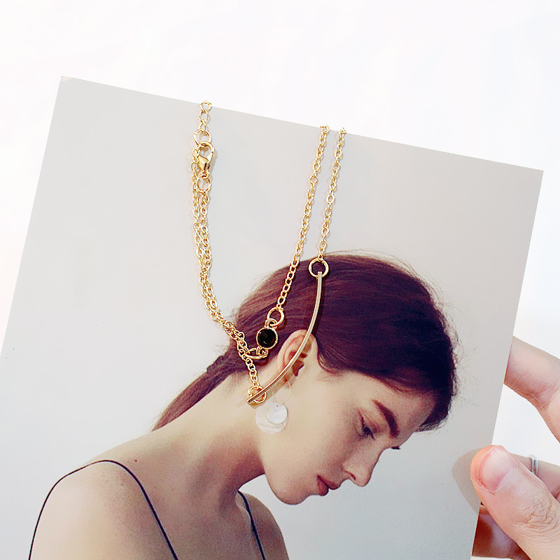 Einzelnes Armband, einfache Version, Land-Retro-Armband, Doppelschicht-Design, geometrisches Armband, Temperament, weibliches Geschenk_voghion.com