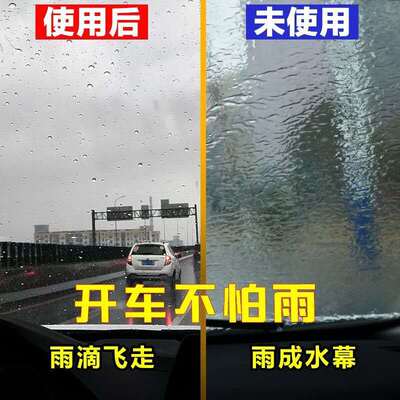 automobile Rain repellent Window Rear View Front door Glass Long waterproof Lotus waterproof