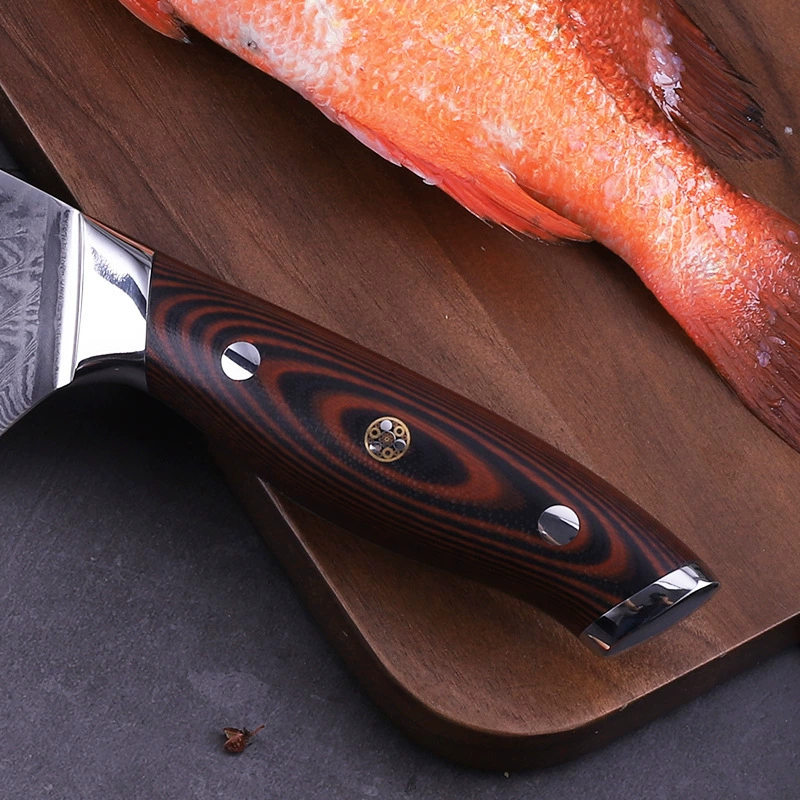 Кухонный нож FINDKING Damascus G10, японская острая поварская модель, для американской кухни, доставка за границу